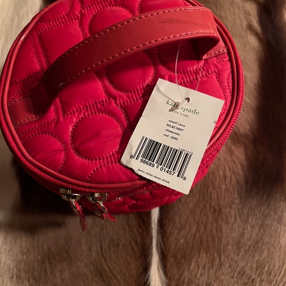 Kate Spade Red Cara Jewlery-Makeup Travel Case W/ 7 Compartments & Handle -- NWT - Picture 4 of 13